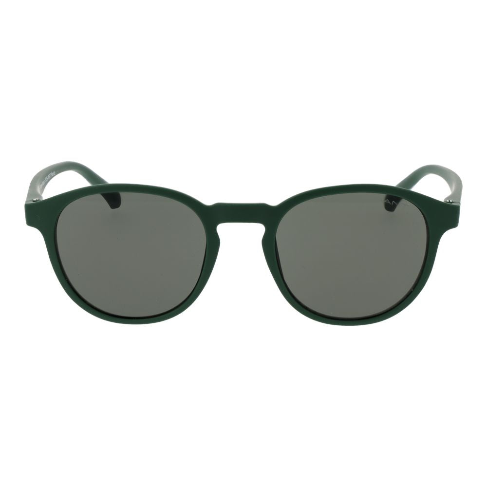 Gant Men’s Sunglasses – Green Round Frame with Green Lenses, 50mm