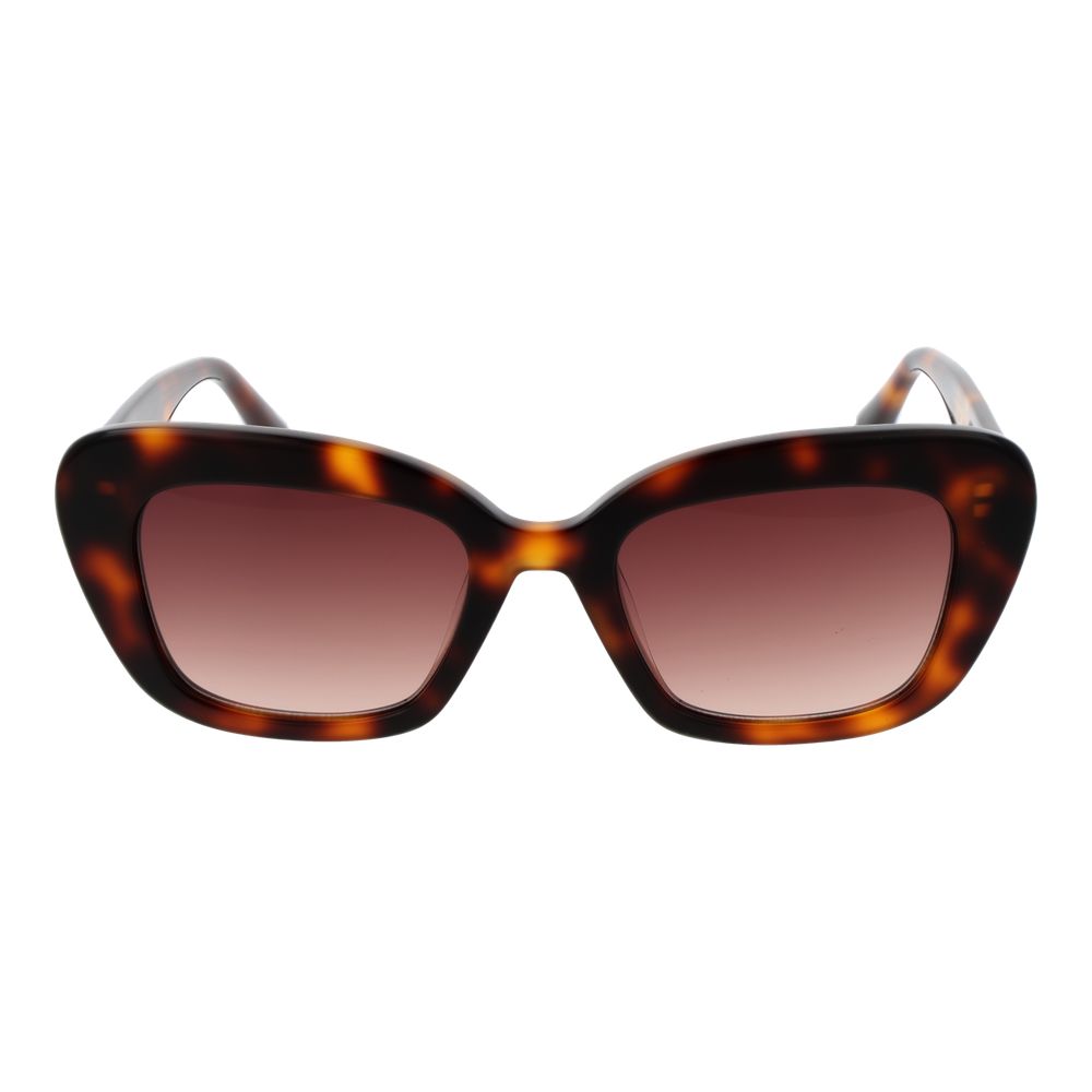 Maje Women’s Sunglasses – Brown Cat Eye Frame with Brown Gradient Lenses, 50mm