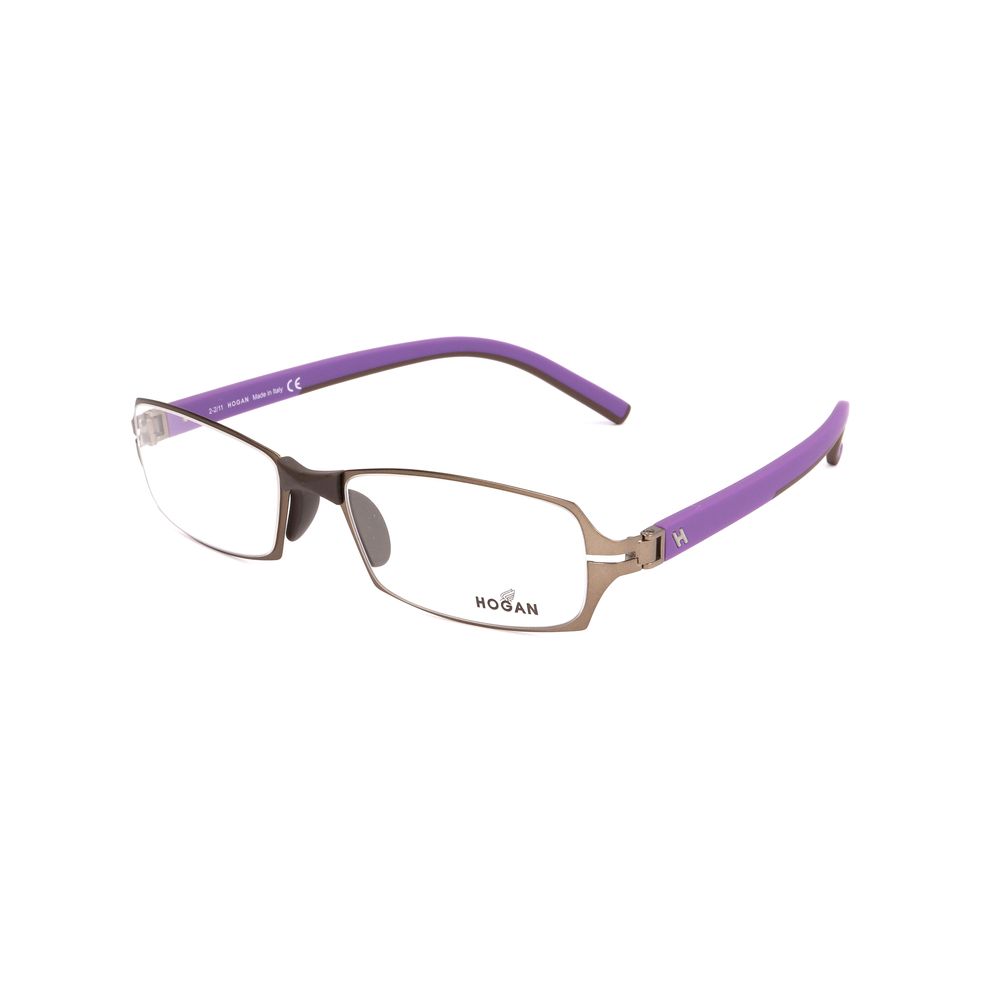 Hogan Women’s Optical Glasses – Matte Brown Square Frame, 53mm