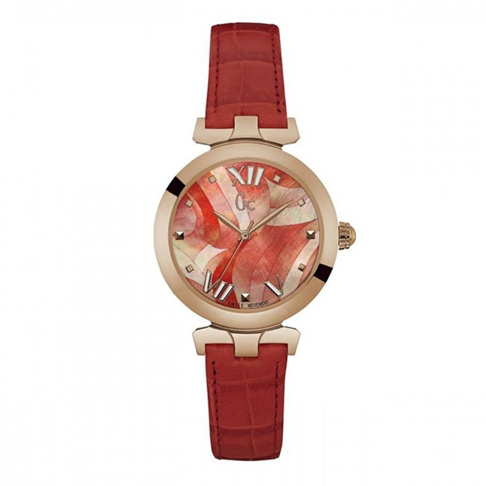 GC Orange Leather Watch for Women