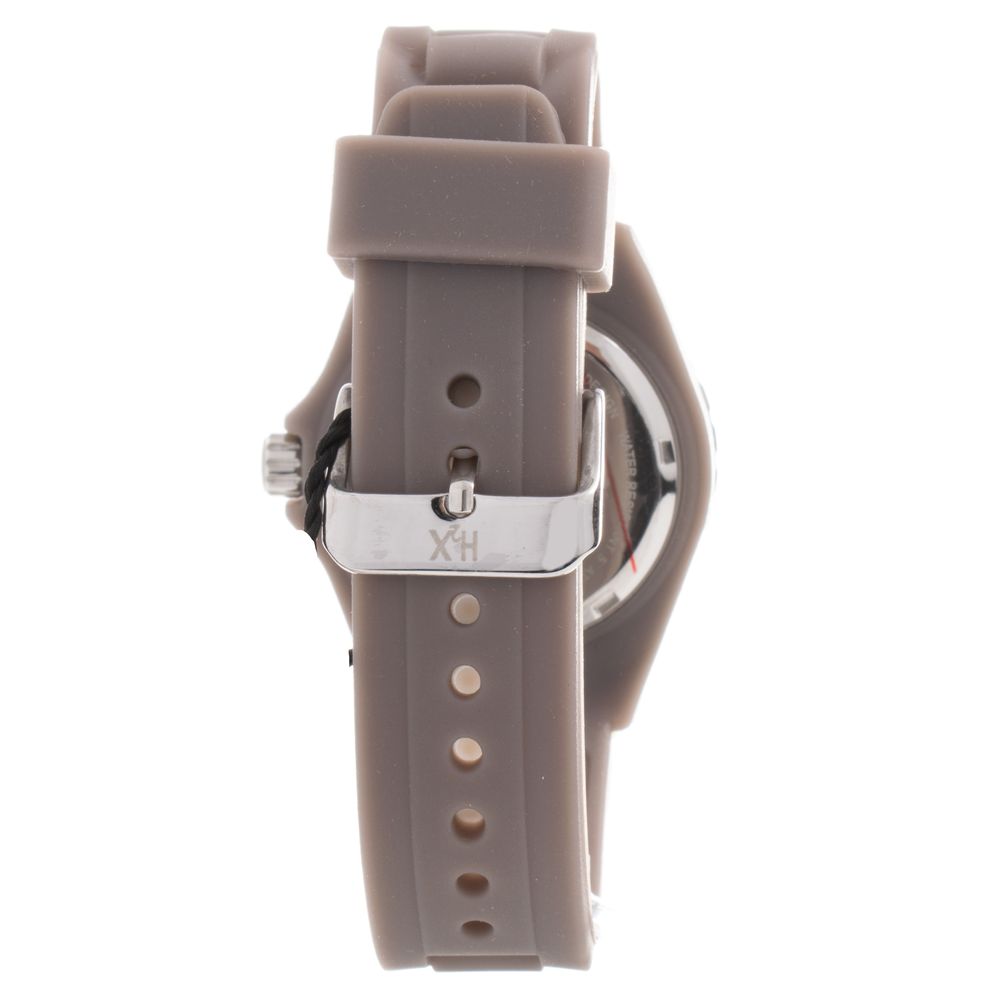 Haurex Brown Rubber Watch for Women
