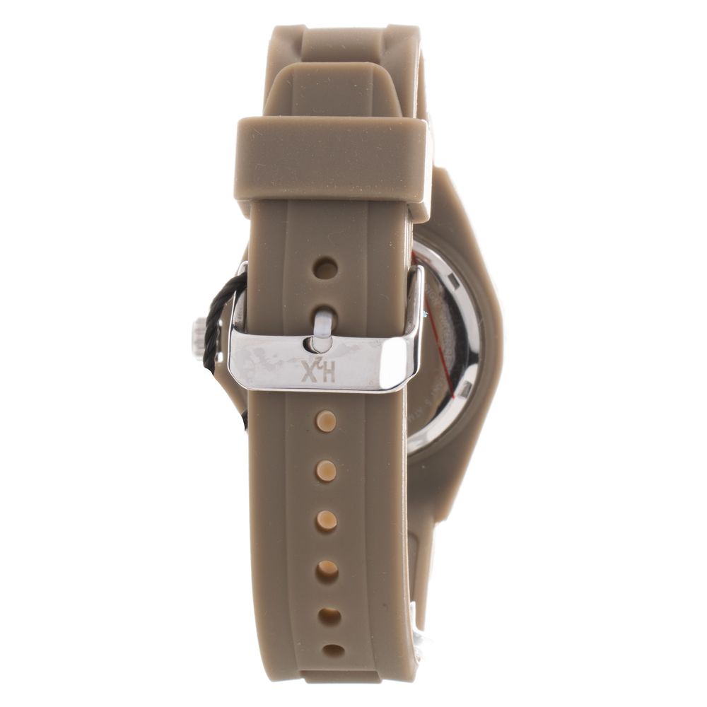 Haurex Brown Rubber Watch for Women