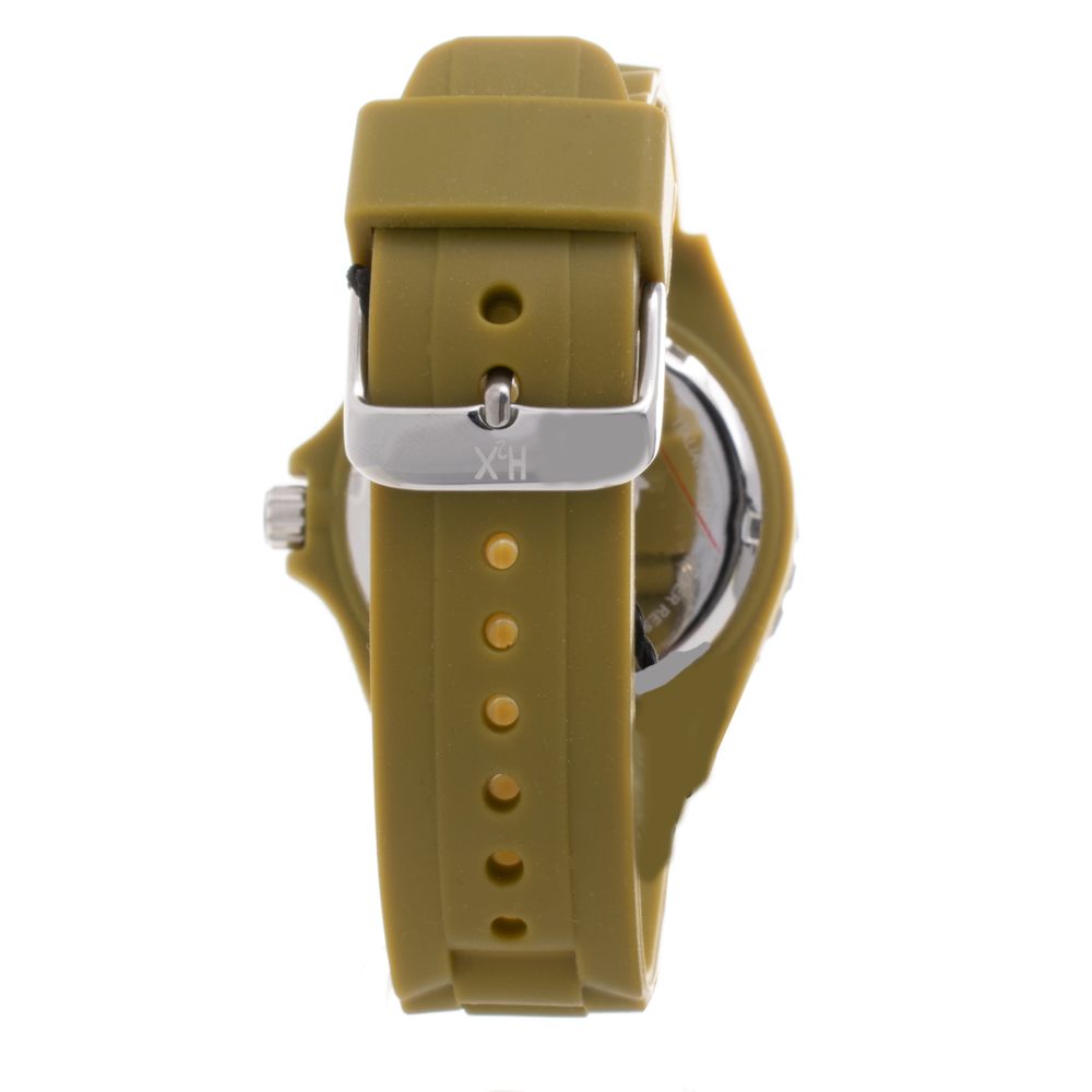 Haurex Brown Rubber Watch for Men - Stylish and Functional Timepiece