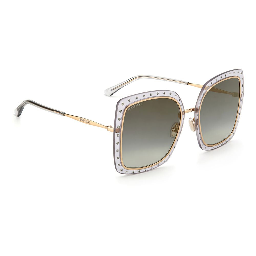 Jimmy Choo Gold Metal Sunglasses for Women – Chic and Luxurious