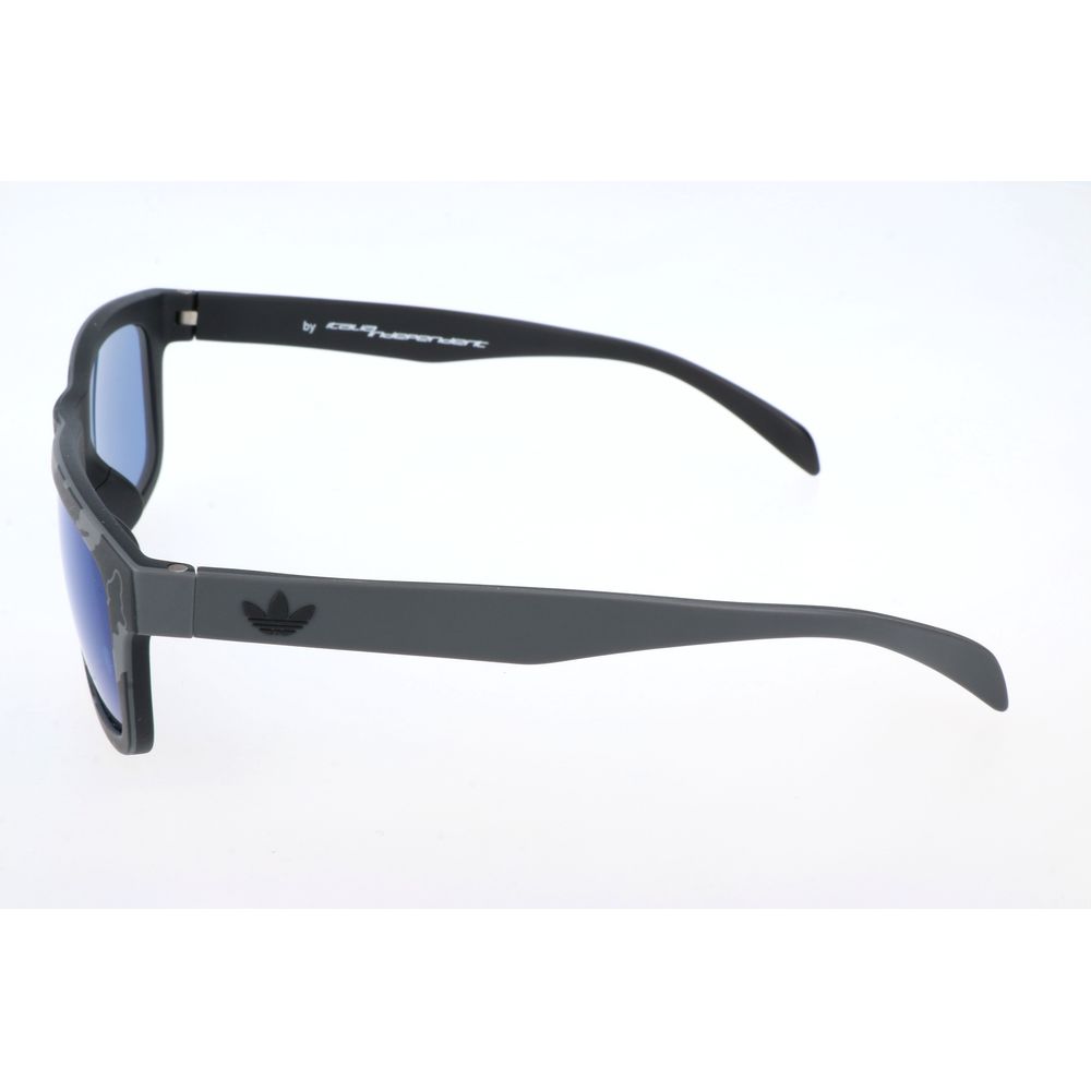 Adidas Men's Brown Acetate Sunglasses – Stylish Havana Frame with Gray Mirrored Lenses, 54mm