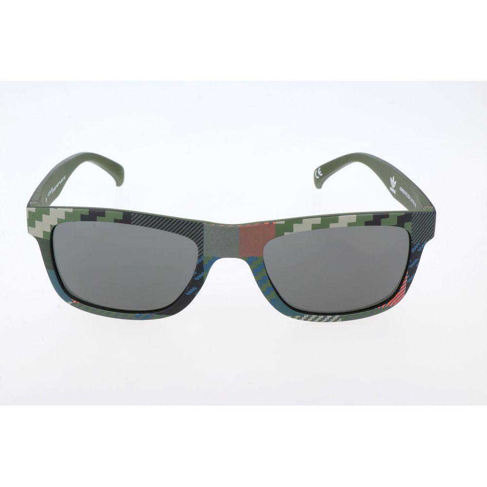Adidas Men’s Multicolor Acetate Sunglasses – Black and Green Camouflage, 54mm