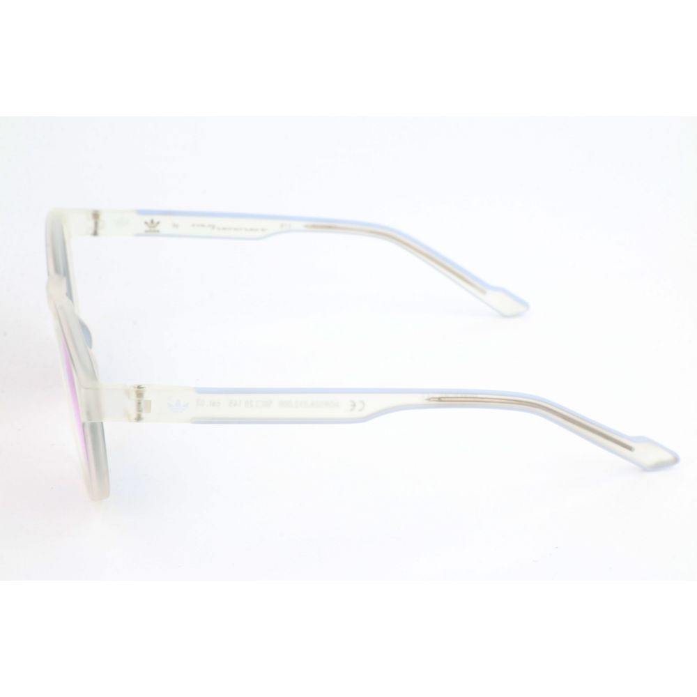 Adidas Men's Transparent Acetate Sunglasses – Stylish Clear Violet Gray, 50mm