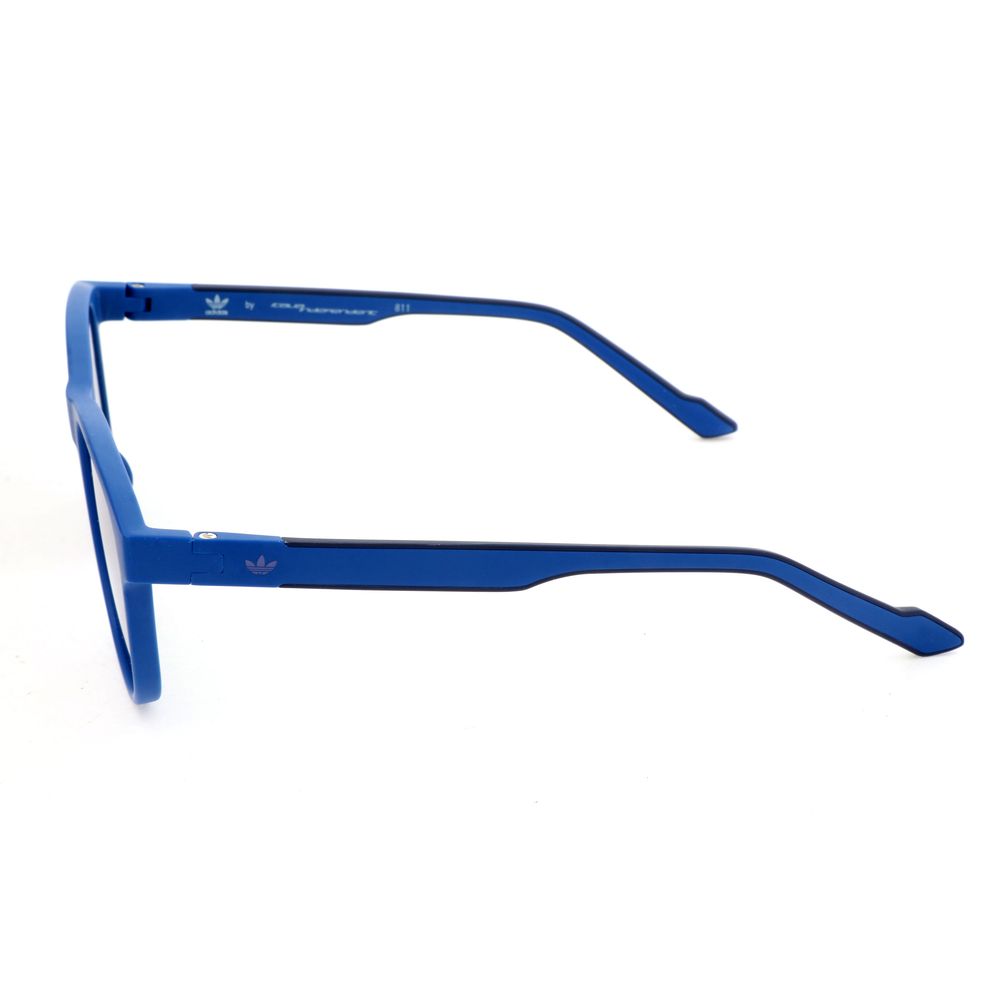 Adidas Men’s Acetate Sunglasses – Electric Blue with Silver Mirror Lenses, 54mm