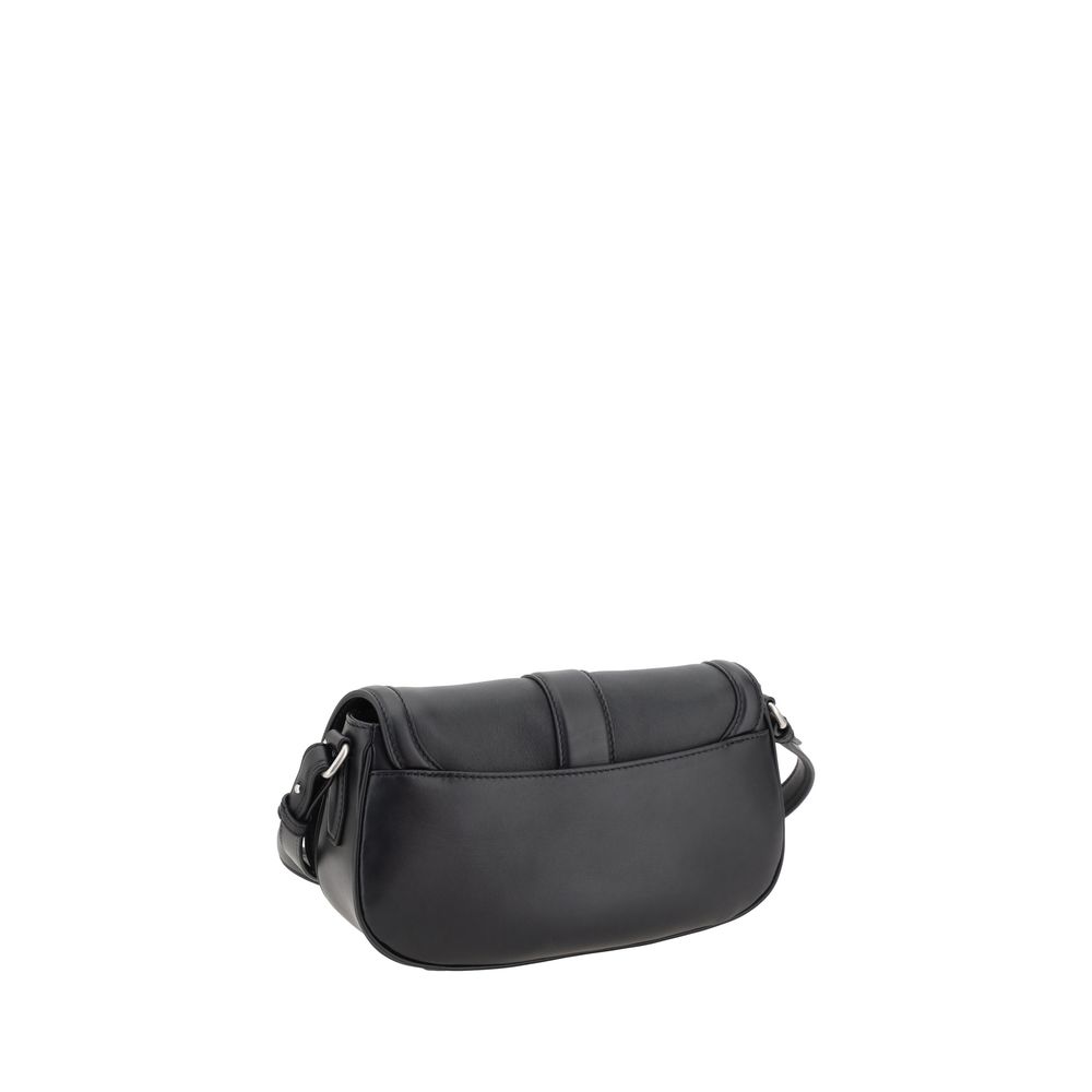 Alexander McQueen Black T-Bar Satchel Bag
