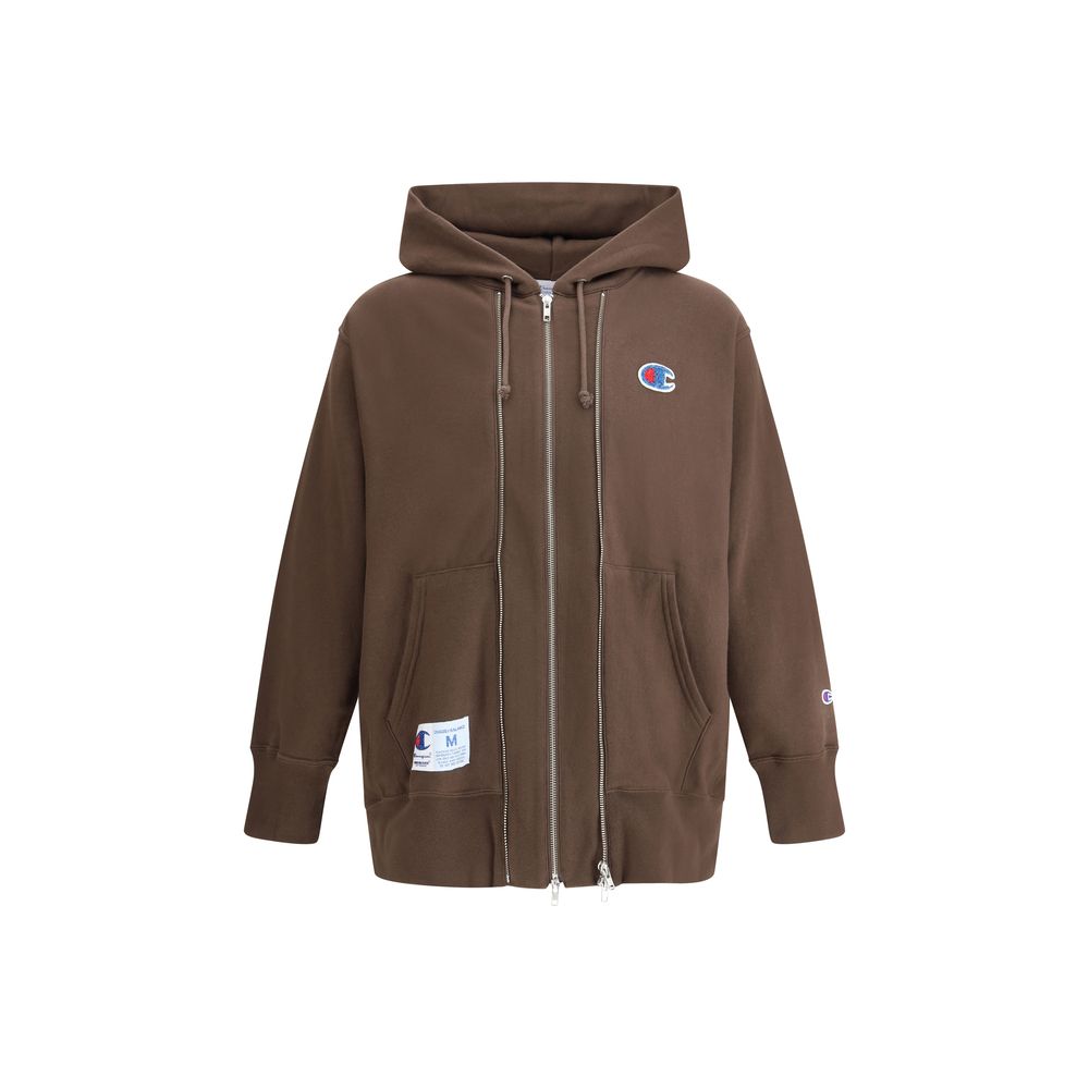 Undercover x Champion Cotton Hoodie with Double Zipper
