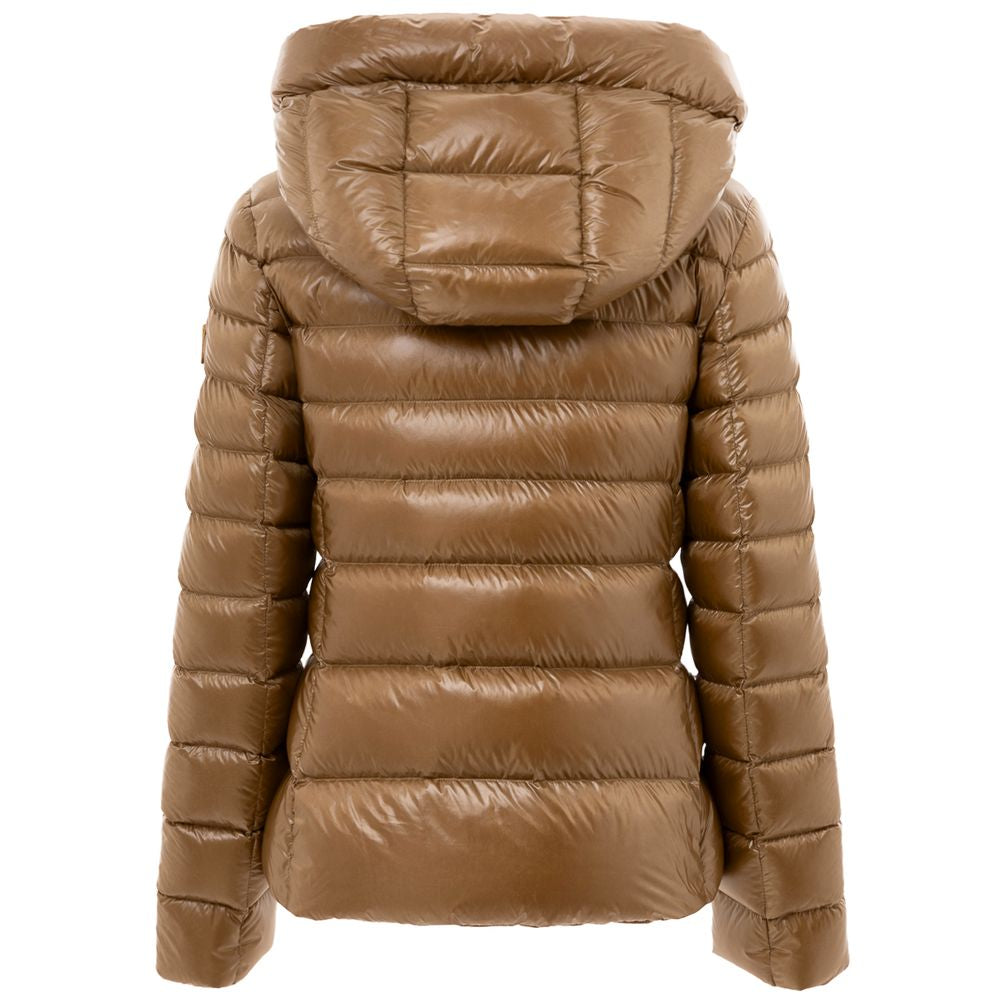Add Bronze Hooded Padded Jacket