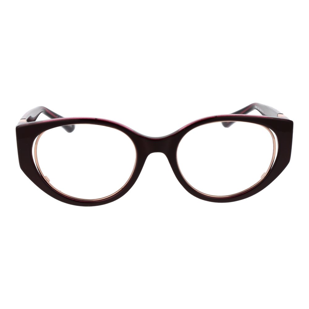Guess Women’s Optical Glasses – Burgundy Cat Eye Frame, 52mm