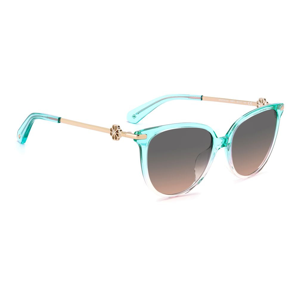 Kate Spade Women's Green Acetate Sunglasses – Stylish Retro Frames, 54mm