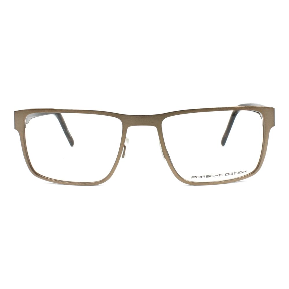 Porsche Men's Optical Glasses – Brown Metal Frames, 54mm