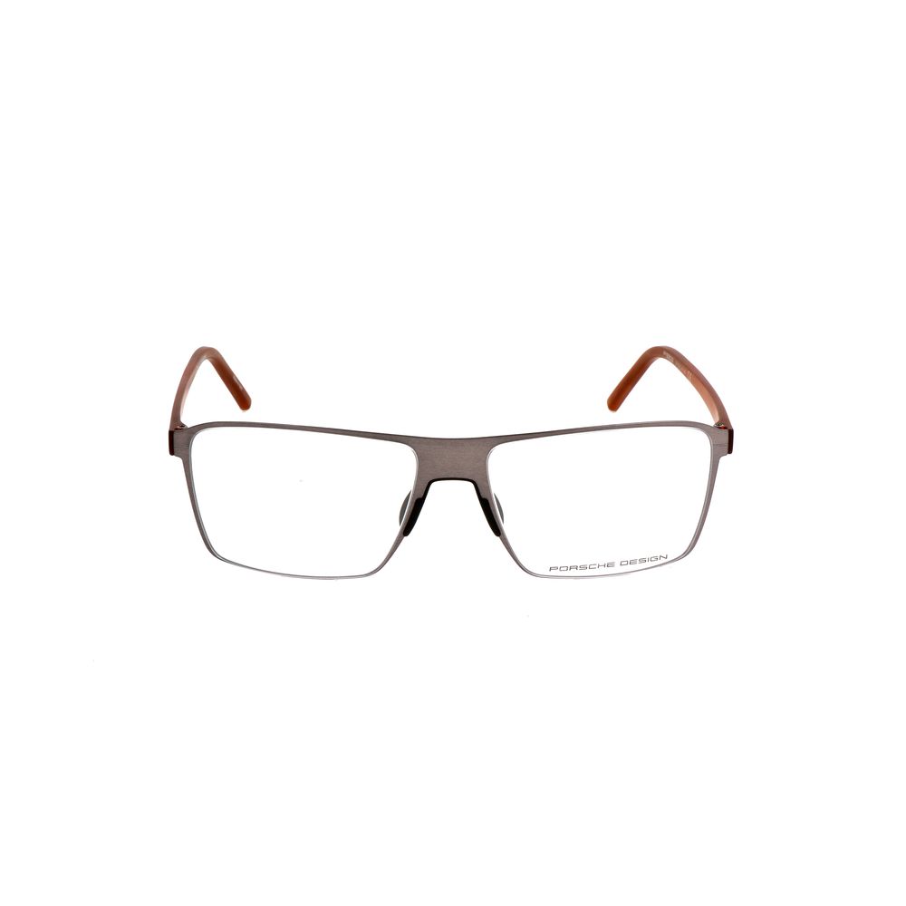 Porsche Design Men's Optical Glasses – Gray Metal Frame, 56mm