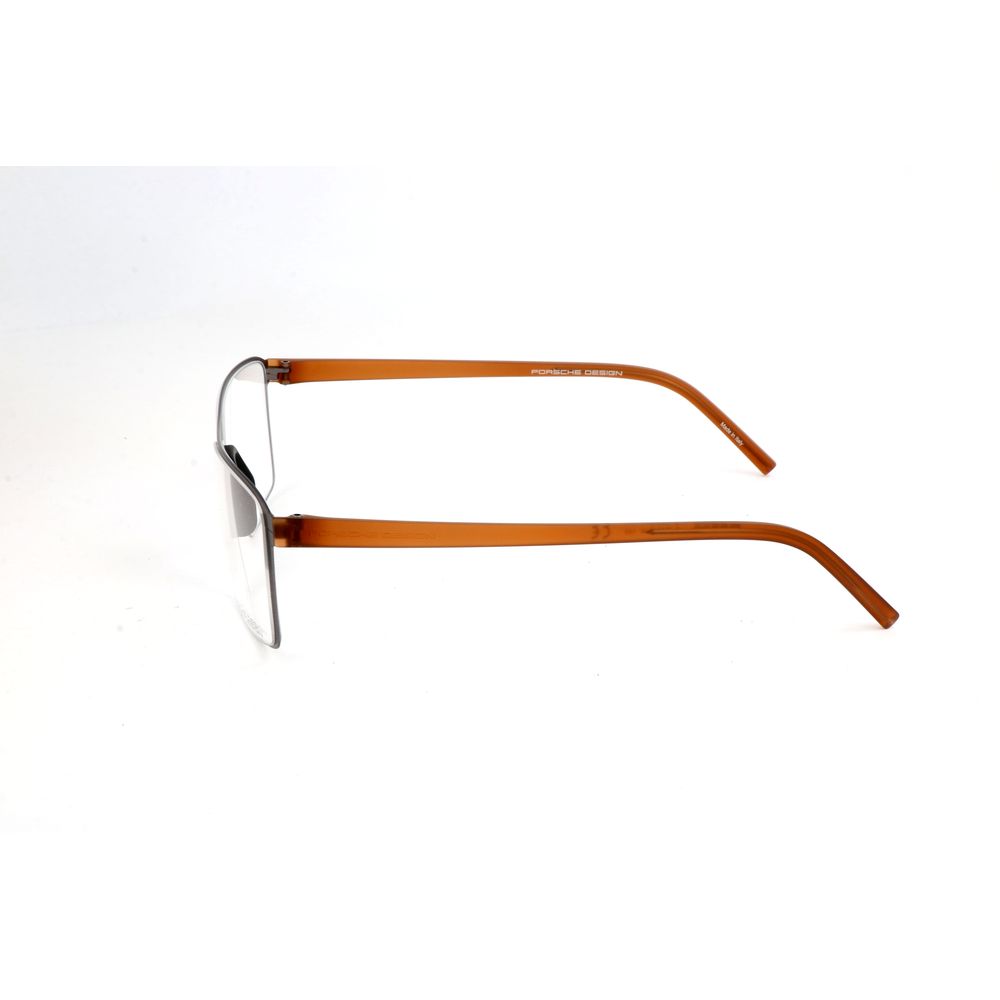 Porsche Design Men's Optical Glasses – Gray Metal Frame, 56mm