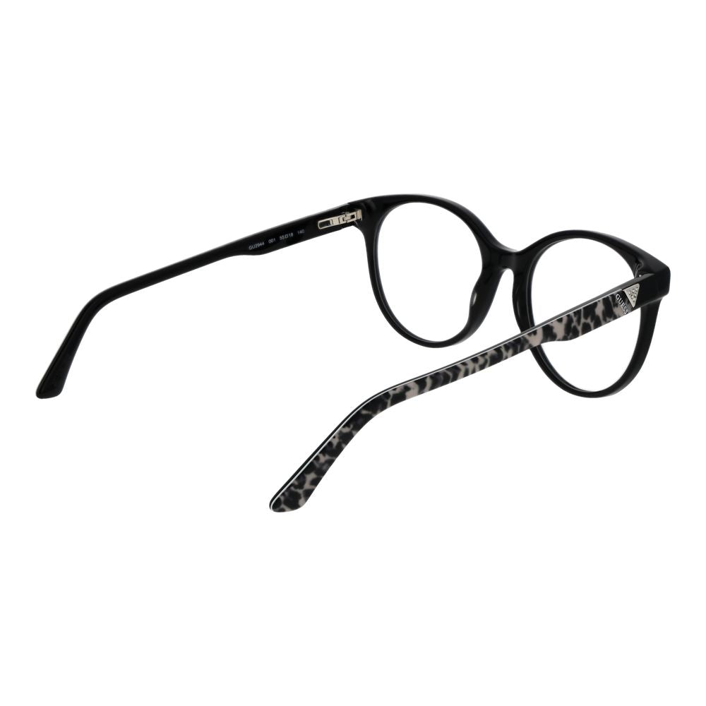 Guess Women’s Optical Glasses – Black Round Frame, 55mm