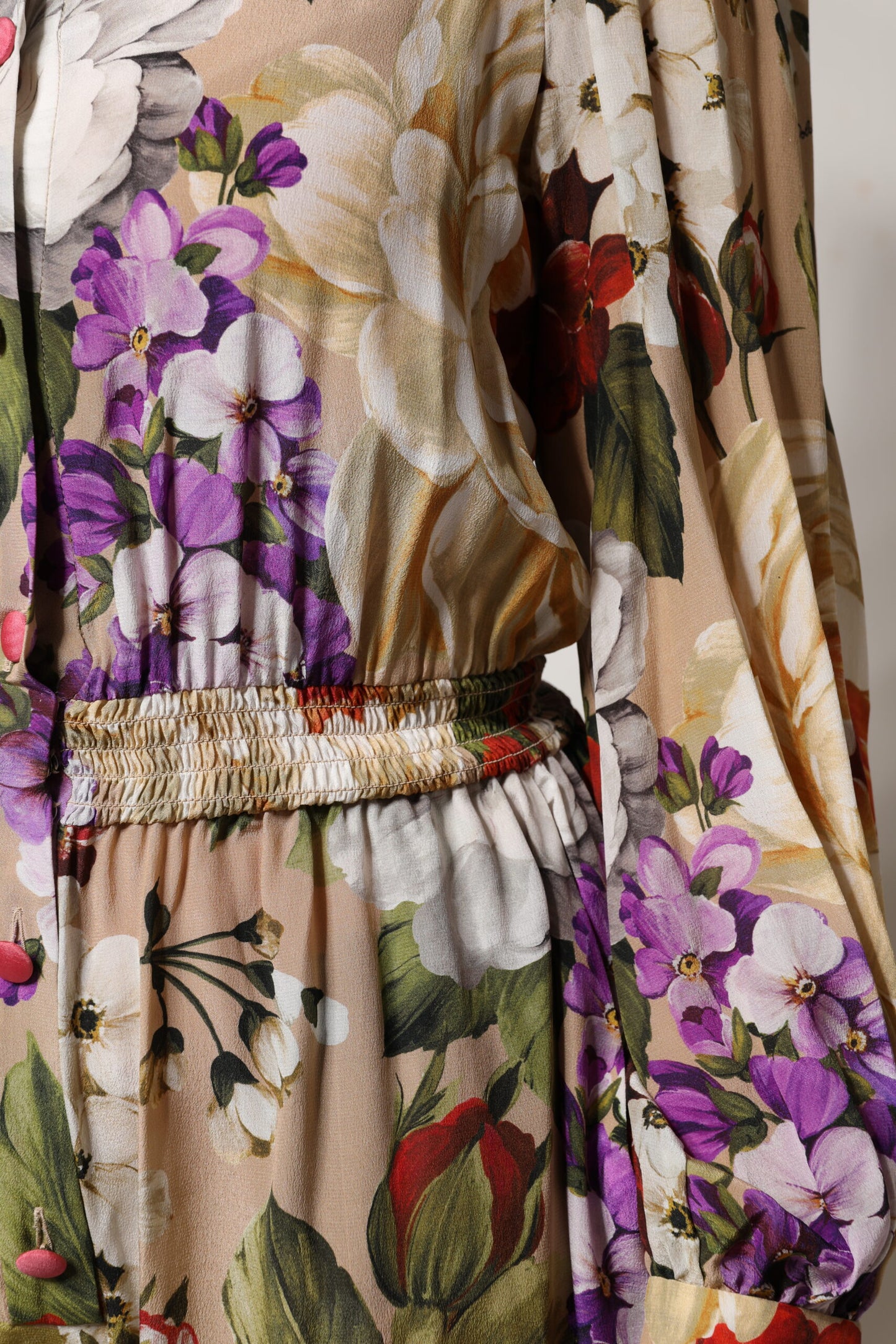 Dolce & Gabbana Multicolour Floral Wide Leg Jumpsuit