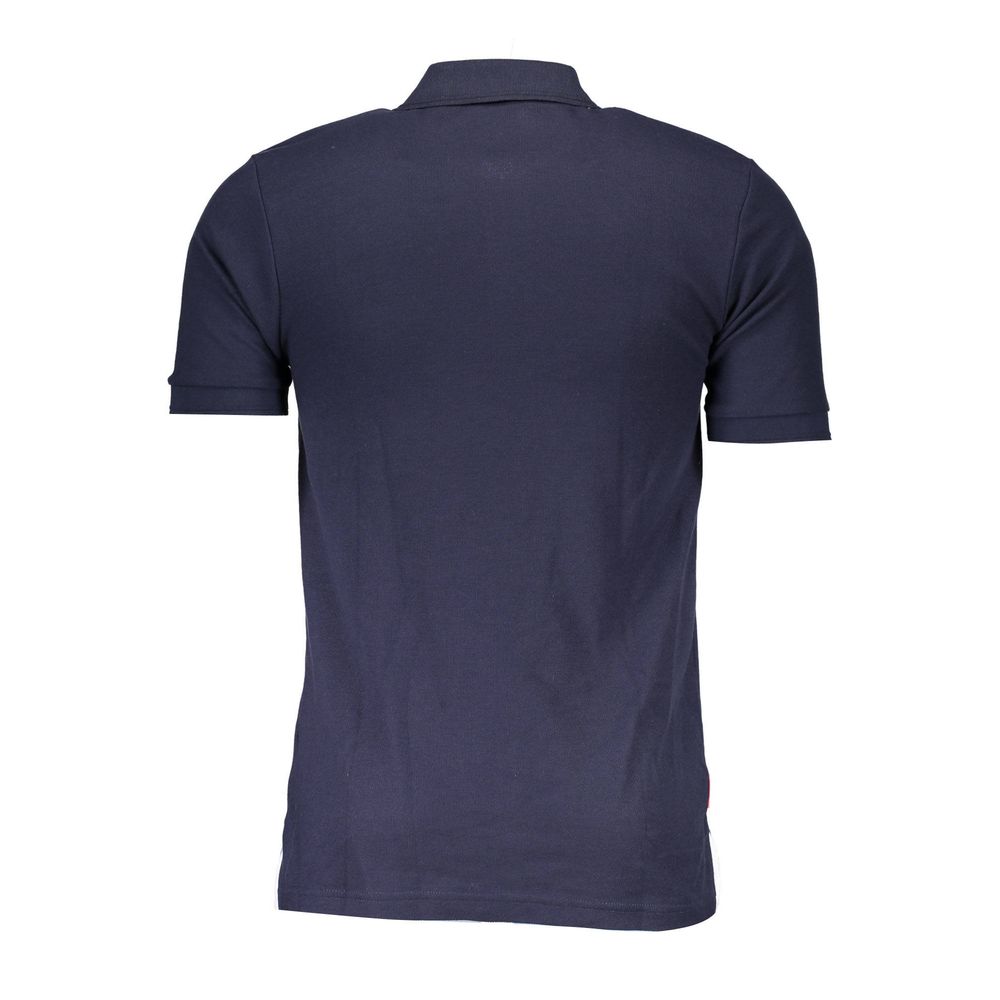 Slazenger Blue Cotton Polo Shirt - Stylish Comfort for Every Occasion