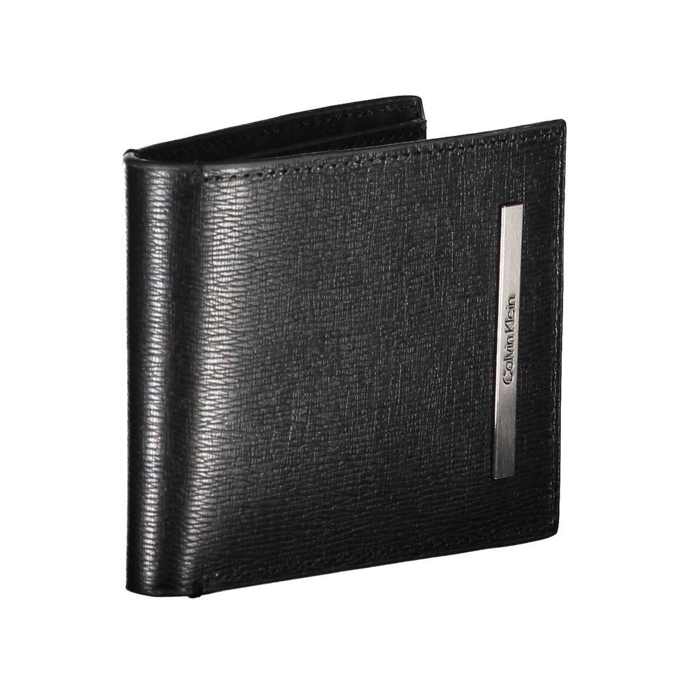 Calvin Klein Black Eco Leather Men's Wallet
