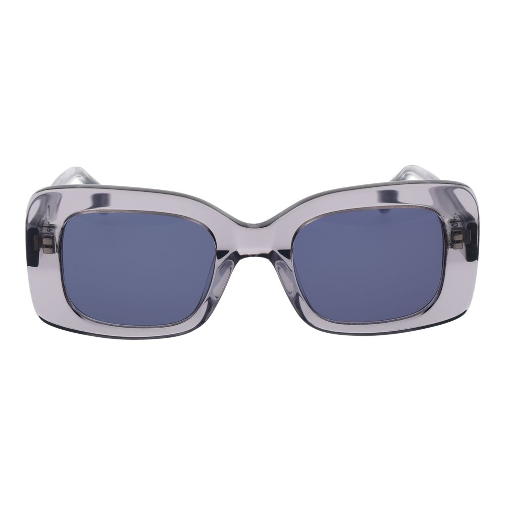 Maje Women’s Sunglasses – Chic Grey Frame with Blue Mirrored Lenses, 51mm