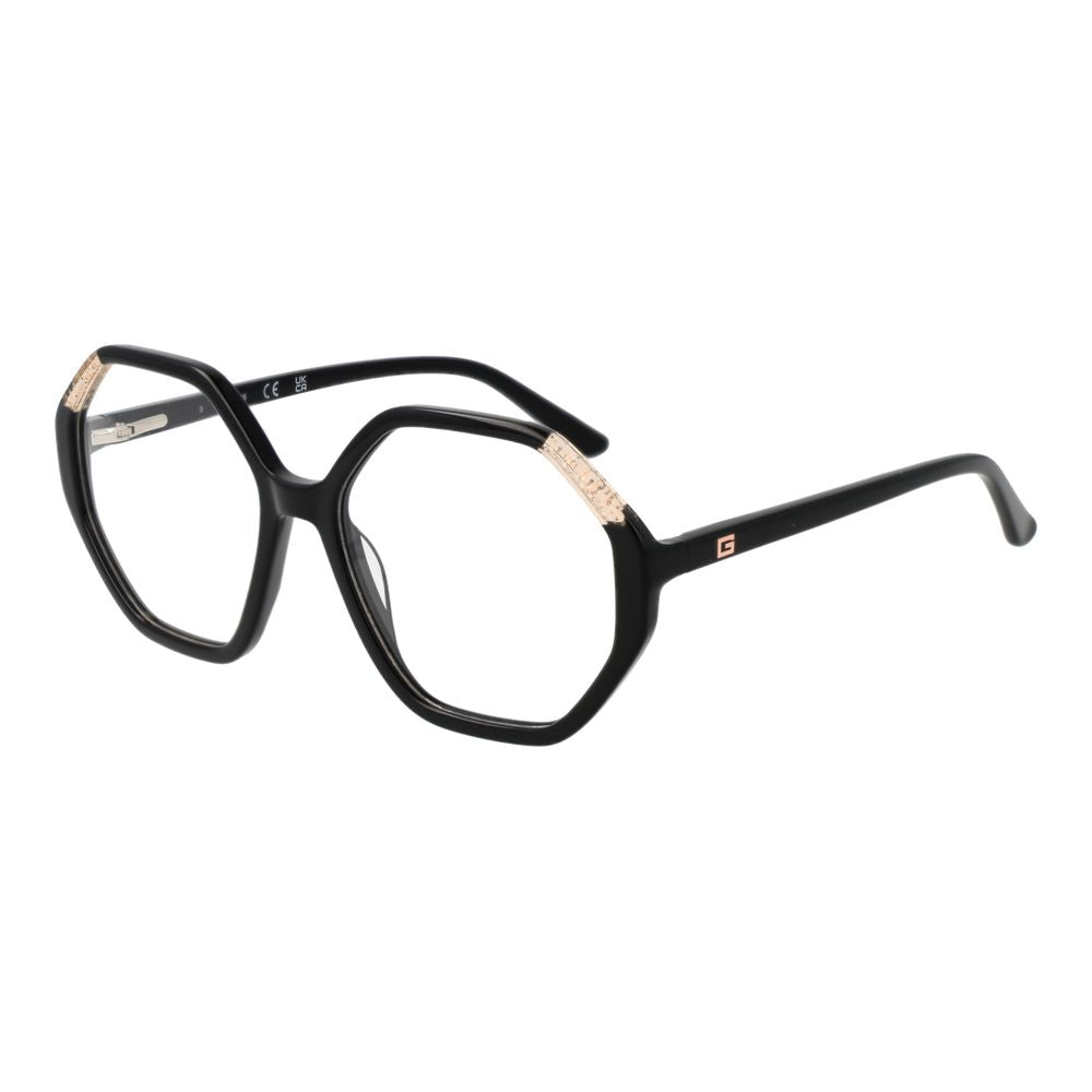 Guess Women’s Optical Frames – Black Rectangle Design, 53mm