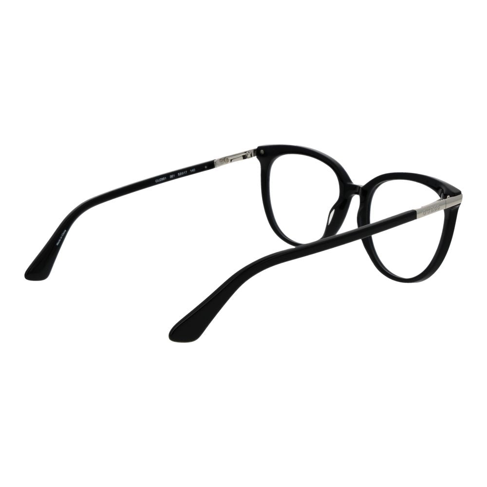 Guess Women’s Optical Frames – Black Round Design, 53mm