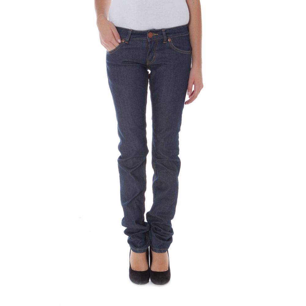 Stylish Blue Cotton Jeans