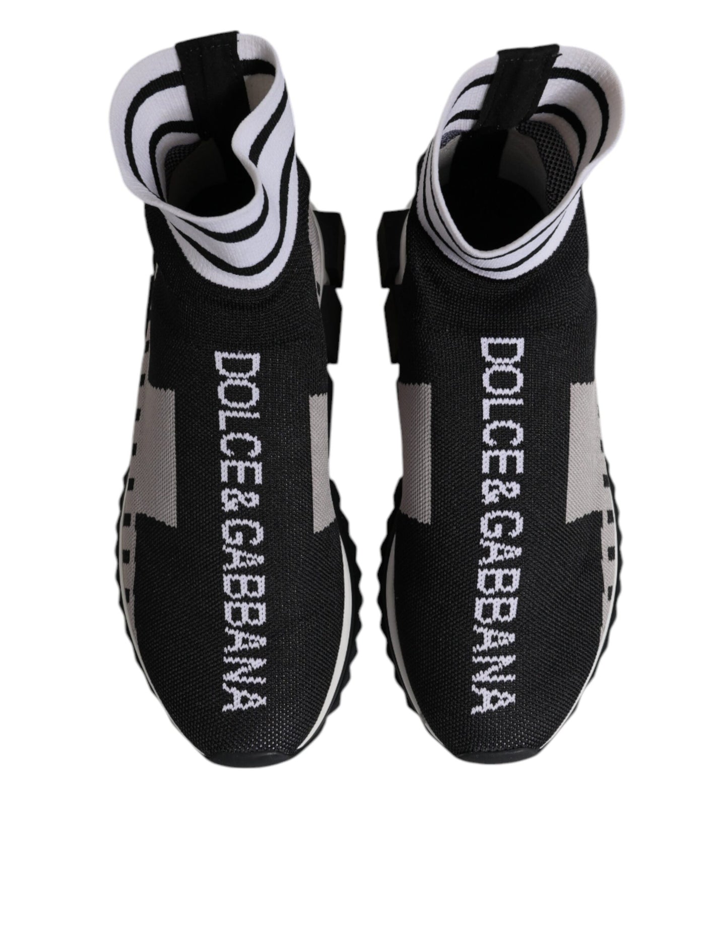 Dolce & Gabbana Black Gray Sorrento Sneakers for Men