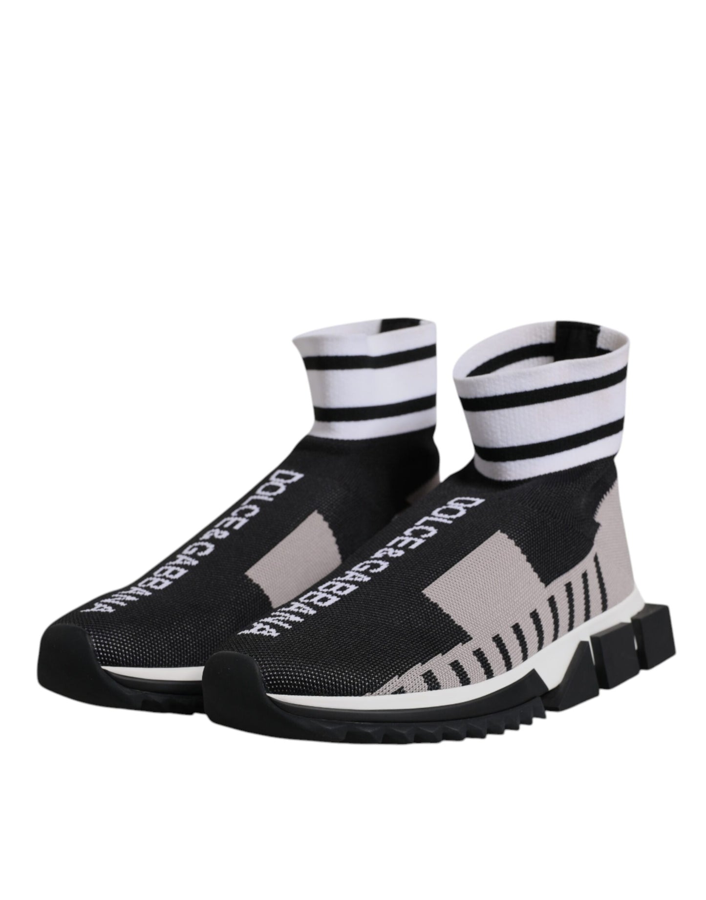 Dolce & Gabbana Black Gray Sorrento Sneakers for Men
