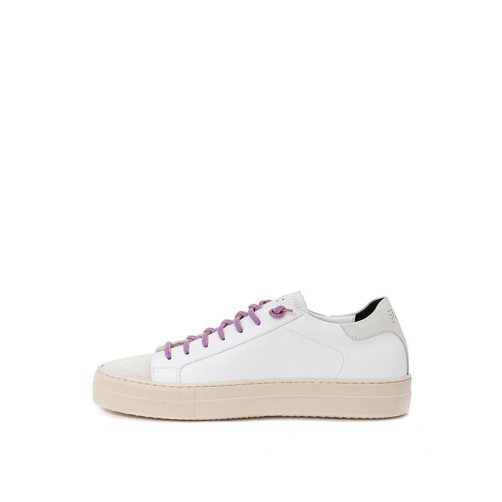 P448 White Leather Thea Sneaker