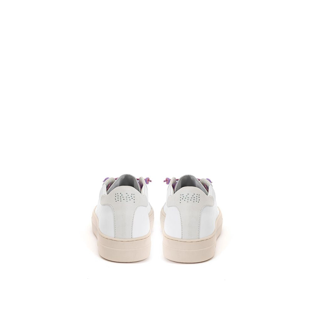 P448 White Leather Thea Sneaker