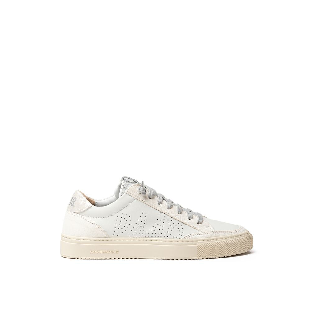 Brand White Leather Sneaker