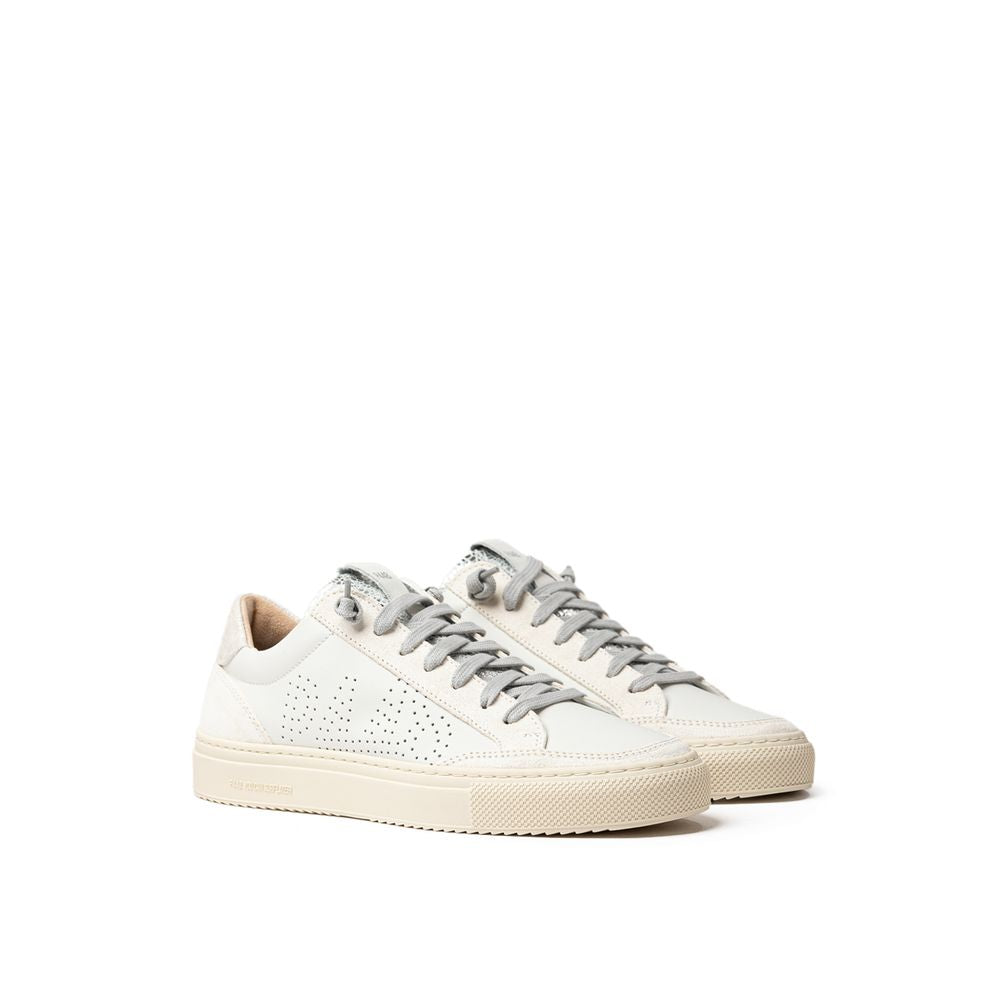 Brand White Leather Sneaker