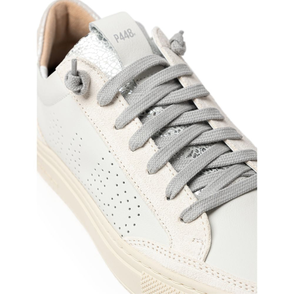 Brand White Leather Sneaker