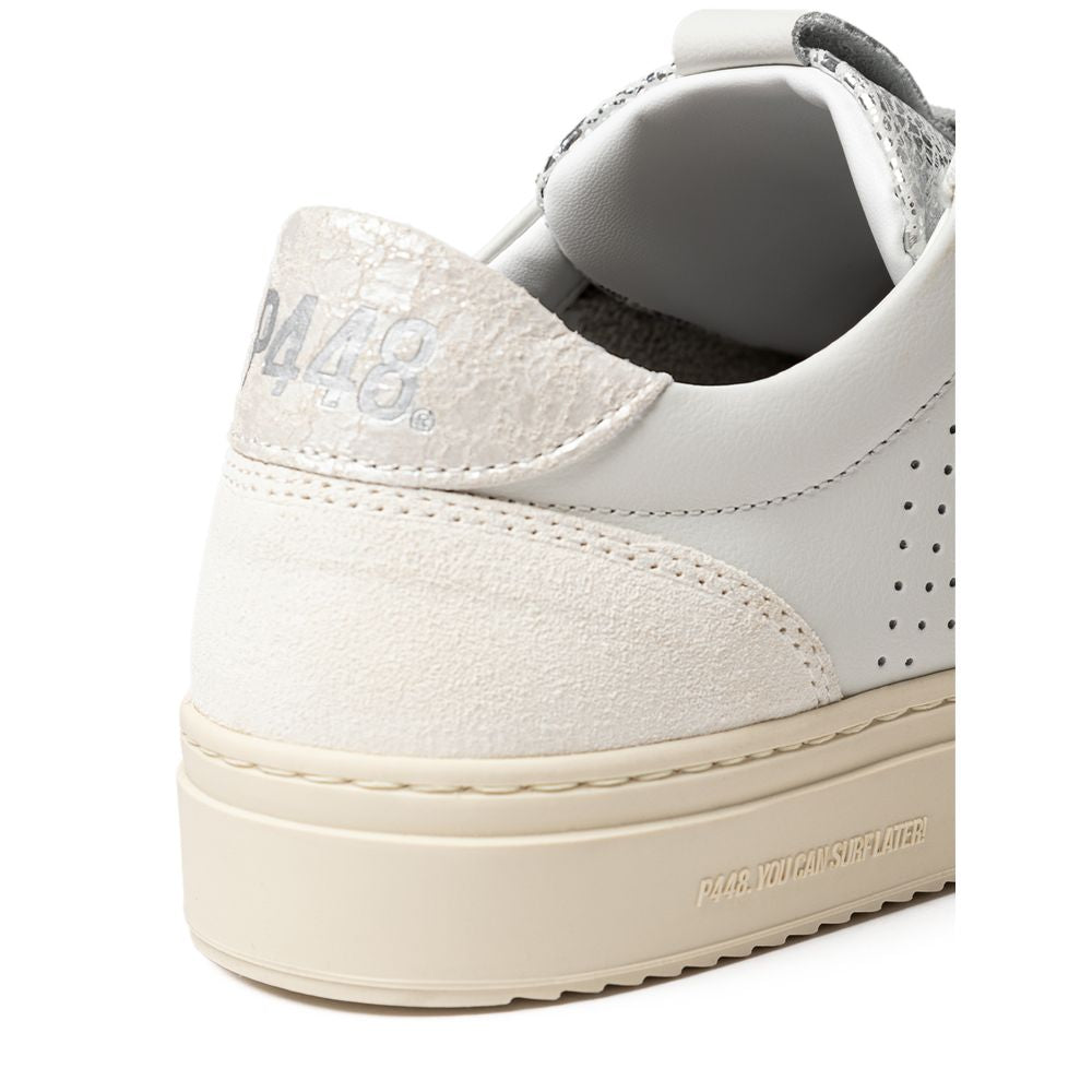 Brand White Leather Sneaker