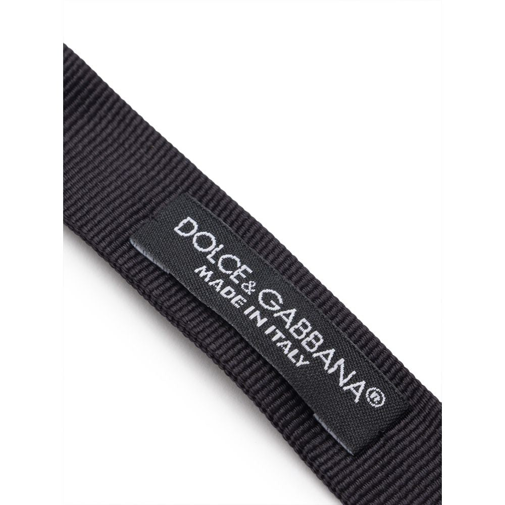 Dolce & Gabbana Black Silk Bowtie