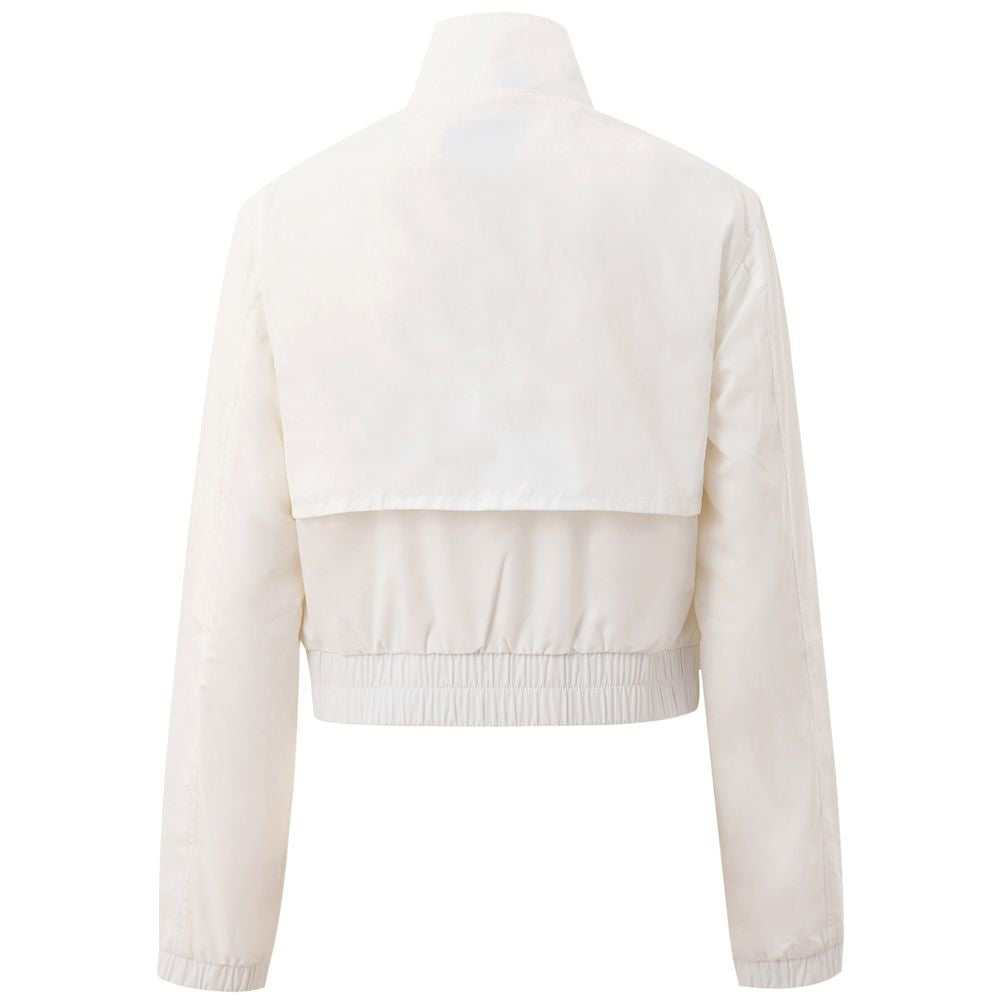 Casablanca White Tracktop with Multicoloured Stripe Detail