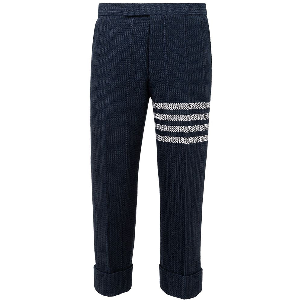 Thom Browne Blue Acrylic Pants