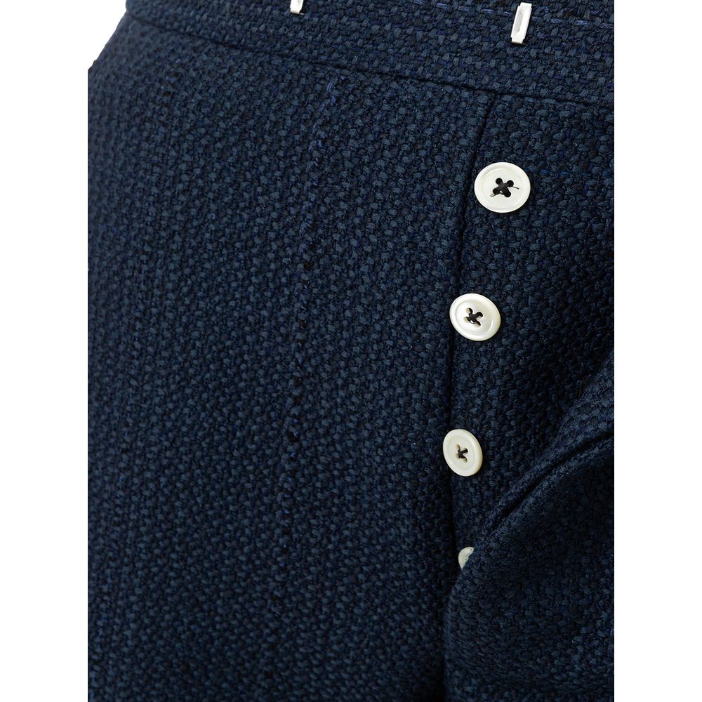 Thom Browne Blue Acrylic Pants