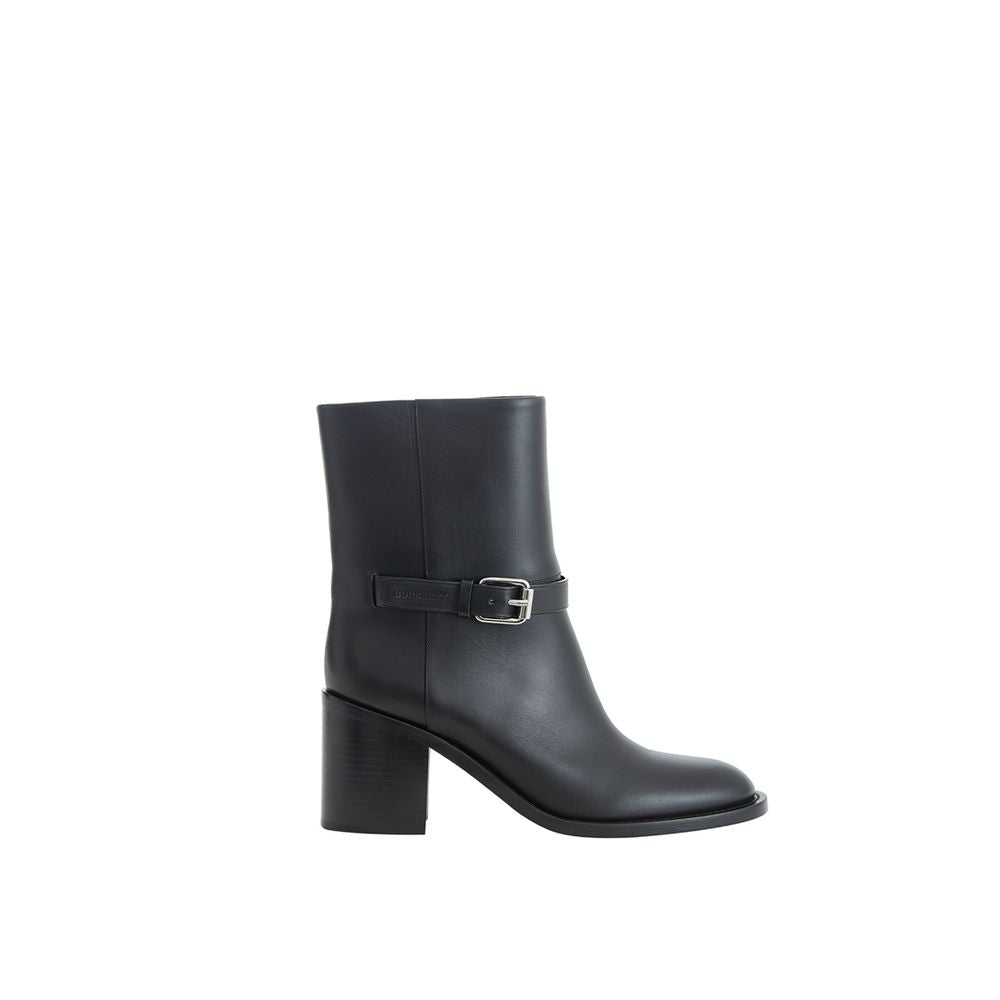 Burberry Black Leather Boot - Timeless Elegance for Every Occasion