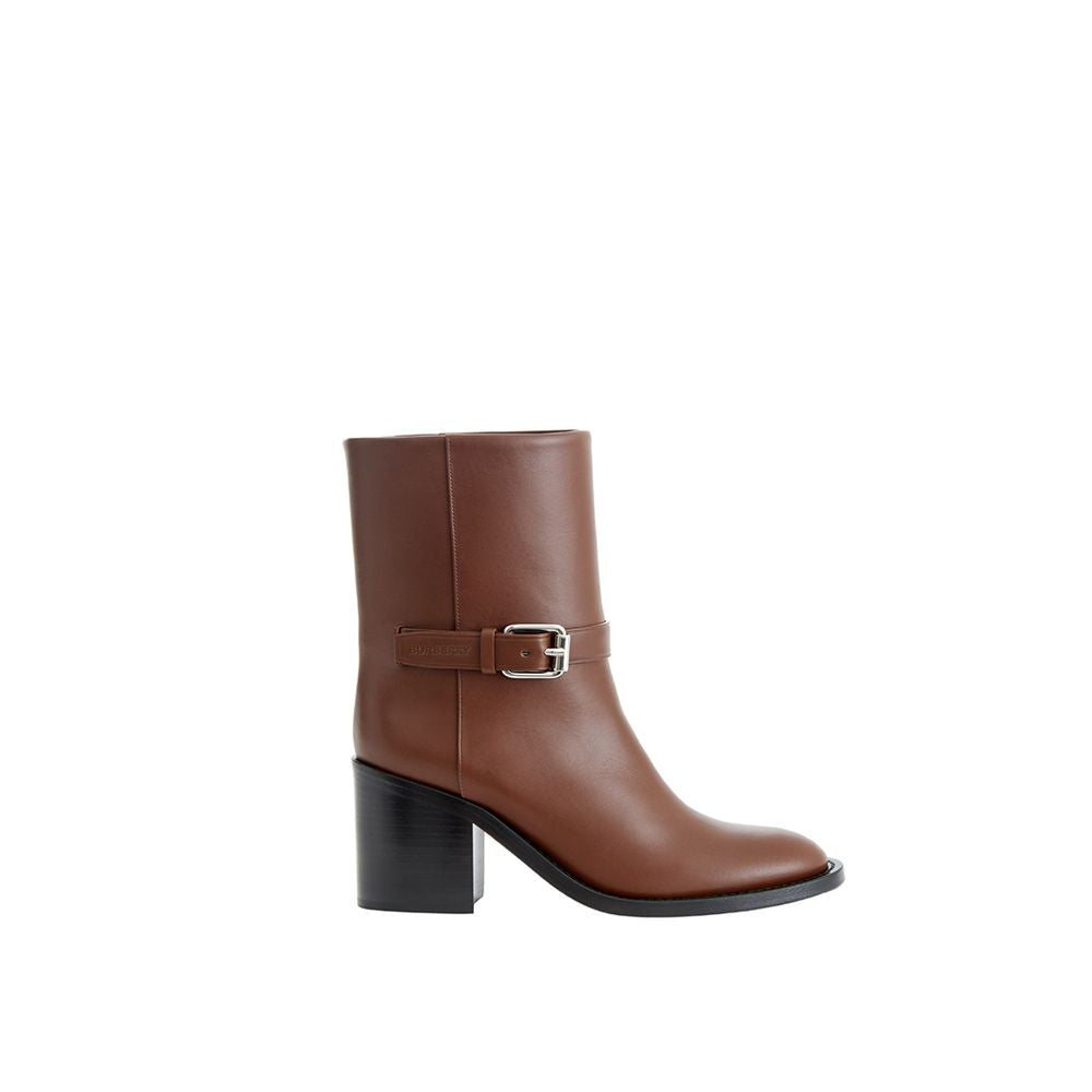 Burberry Brown Leather Boot: Timeless Elegance Redefined