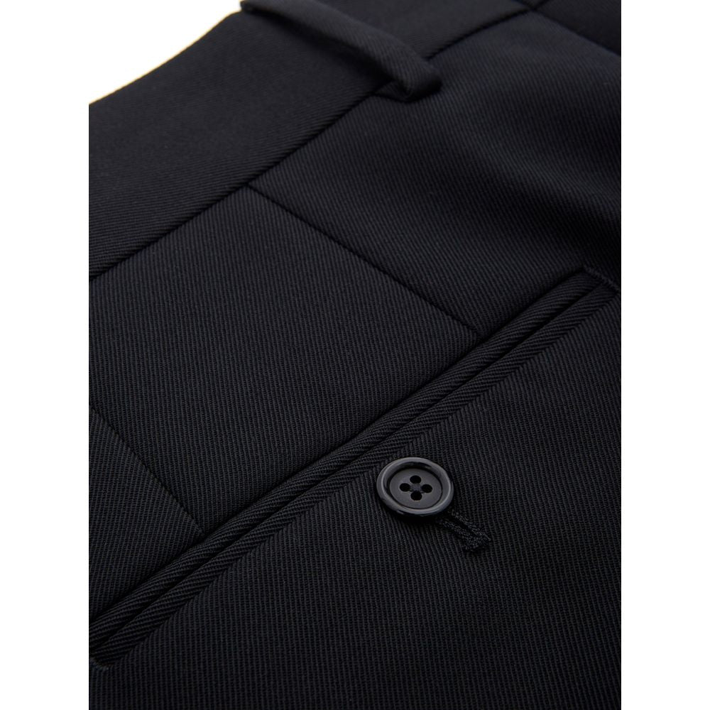 Dolce & Gabbana Elegant Black Polyester Pants for Men