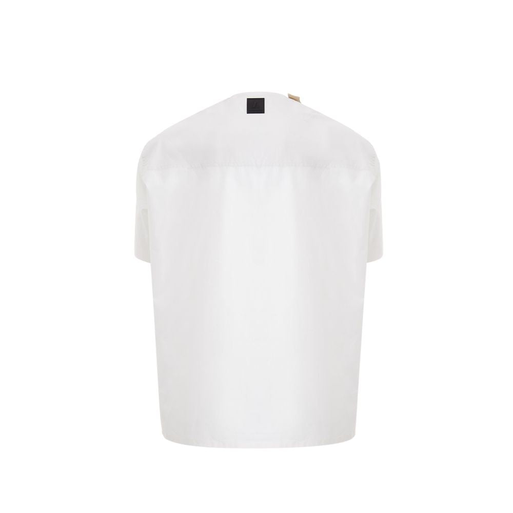 Brand White Cotton Sweater - Classic Comfort for Every Occasion