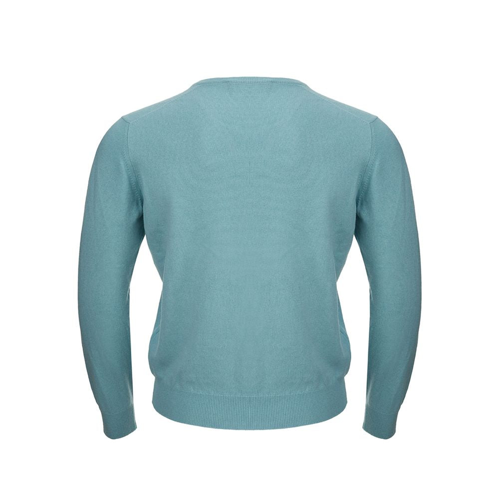 Gran Sasso Turquoise Cashmere Sweater
