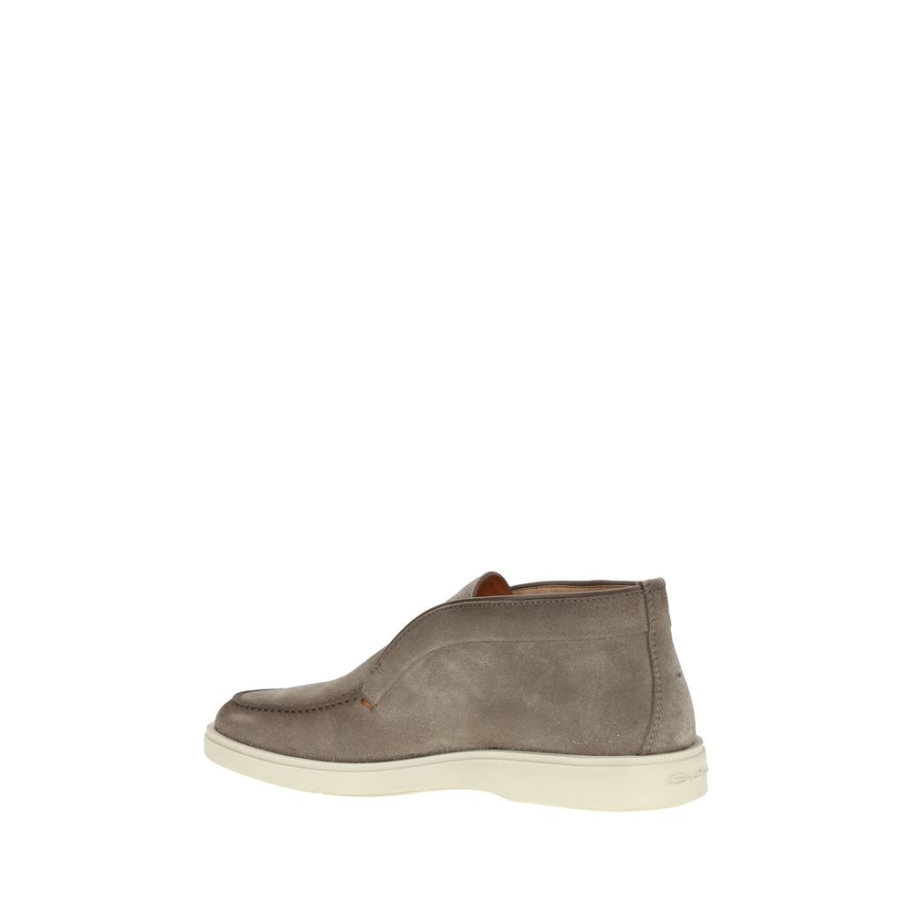 Santoni Desert Ankle Boots: Elegant Suede Footwear for Every Occasion