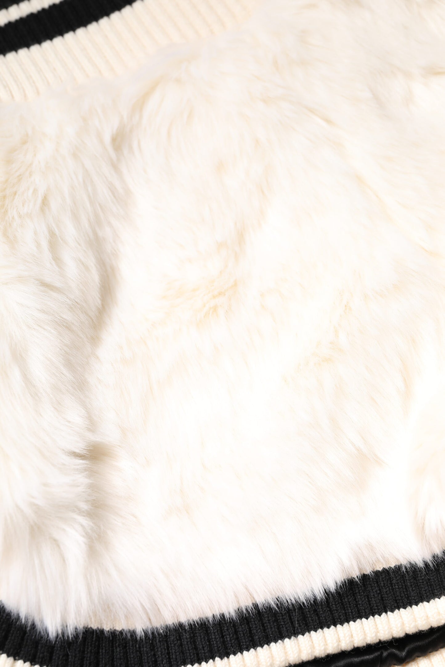 Dolce & Gabbana White Faux Fur High Waisted Hot Pants Shorts