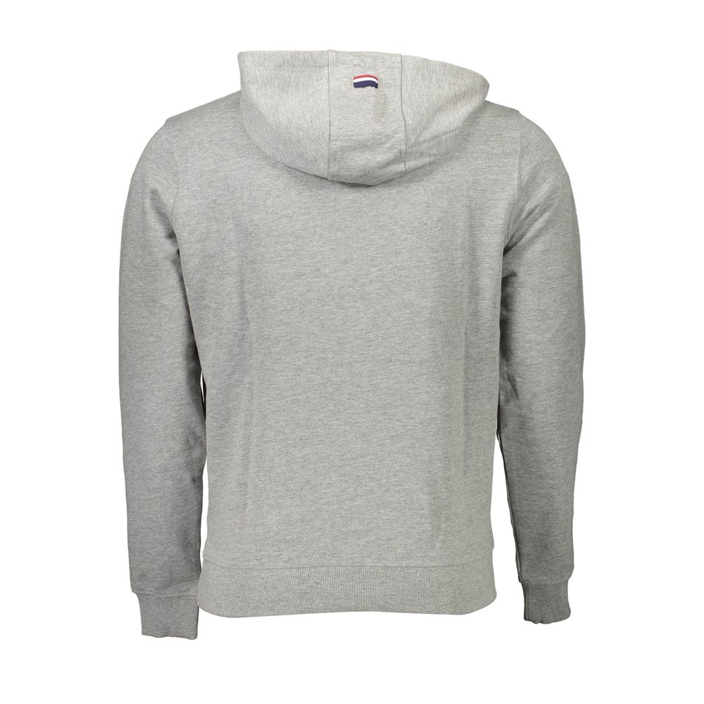U.S. POLO ASSN. Gray Cotton Hoodie Sweater