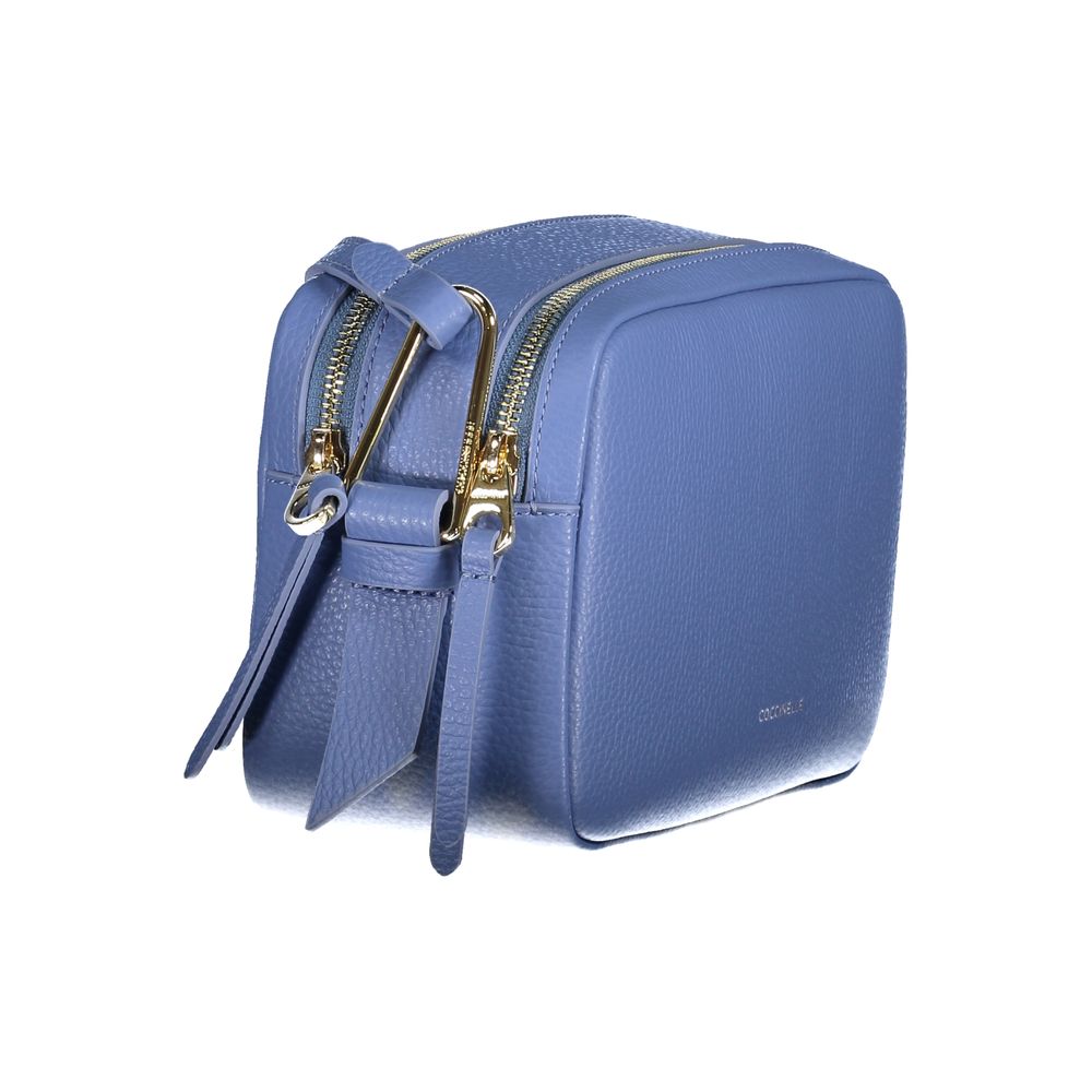 Coccinelle Light Blue Leather Handbag - Malory Bag