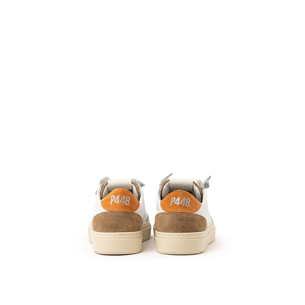 Brand White Leather Sneaker - Stylish and Comfortable Footwear for Every Occasion
